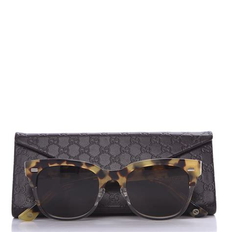 gucci half frame sunglasses